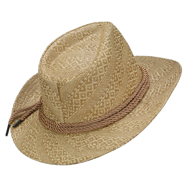 Men's Mix Braid Large Brim Fedora