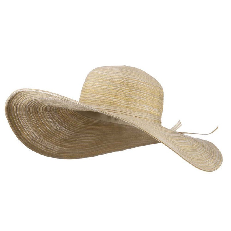 UPF 40+ Metallic Blend Wide Brim Hat