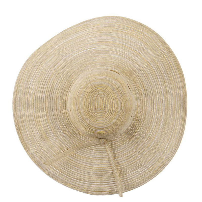 UPF 40+ Metallic Blend Wide Brim Hat