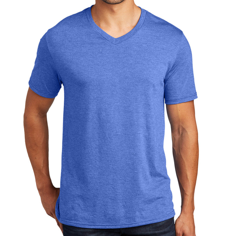 Men's Big Size District Perfect Tri V-Neck T-Shirt