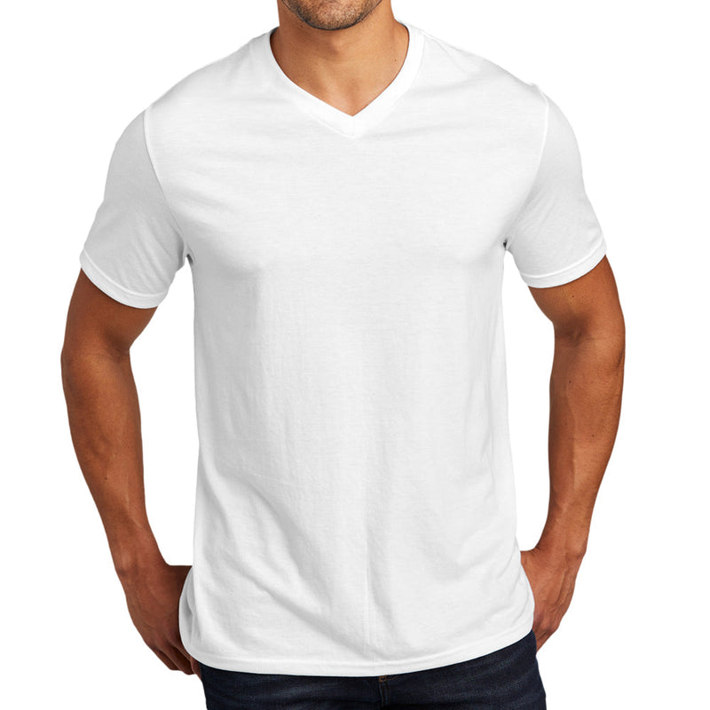 Men's Big Size District Perfect Tri V-Neck T-Shirt