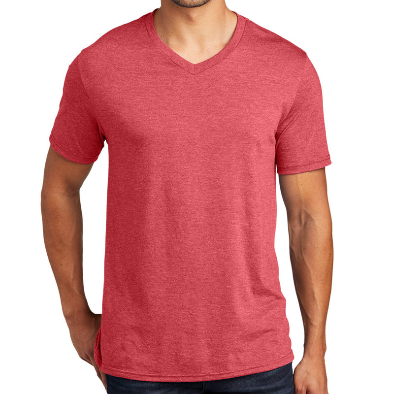 Men's Big Size District Perfect Tri V-Neck T-Shirt