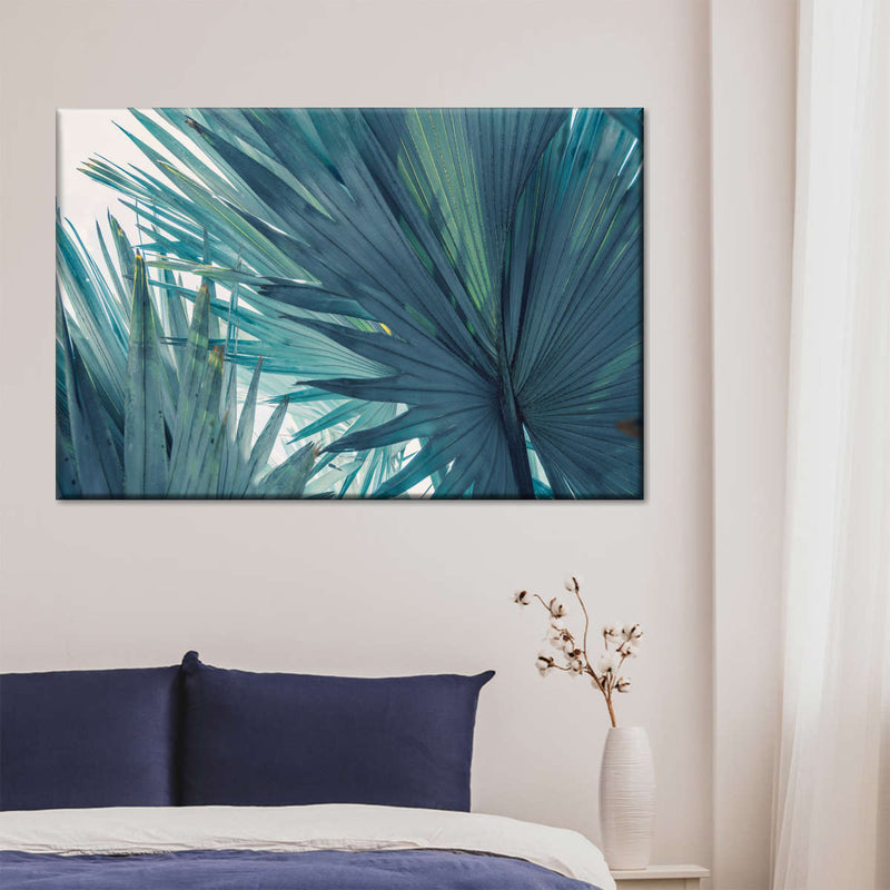 Bushy Palm Leaves Wall Art