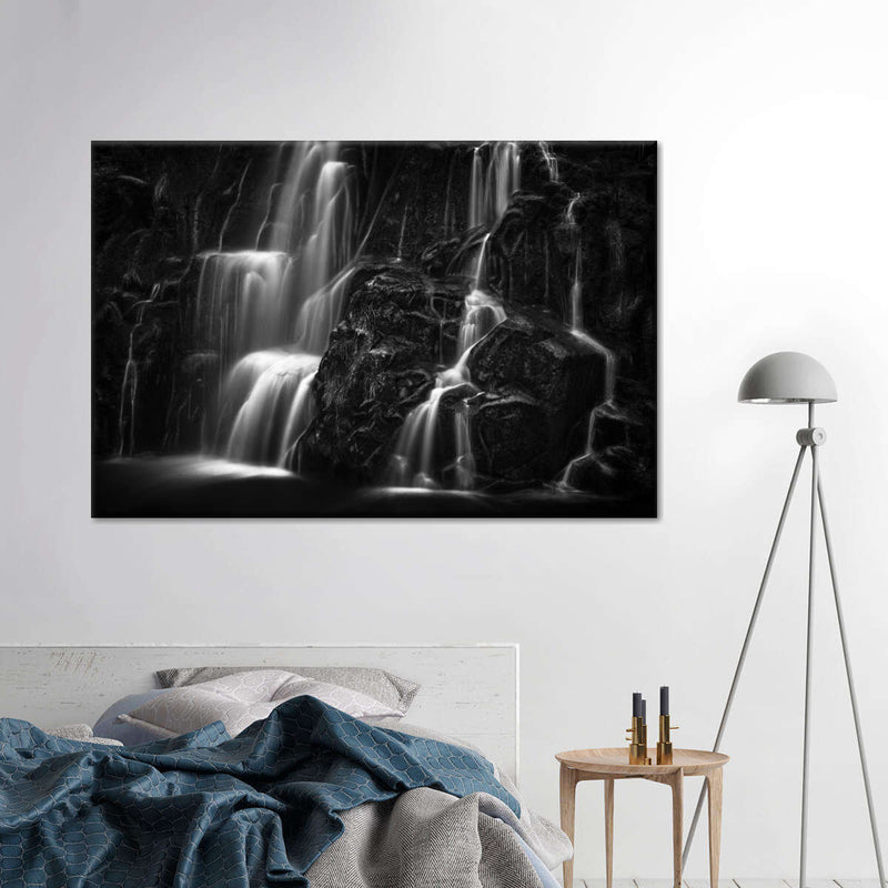 Dark Waterfalls Wall Art