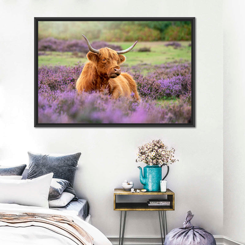 Highland Cow Paradise Wall Art