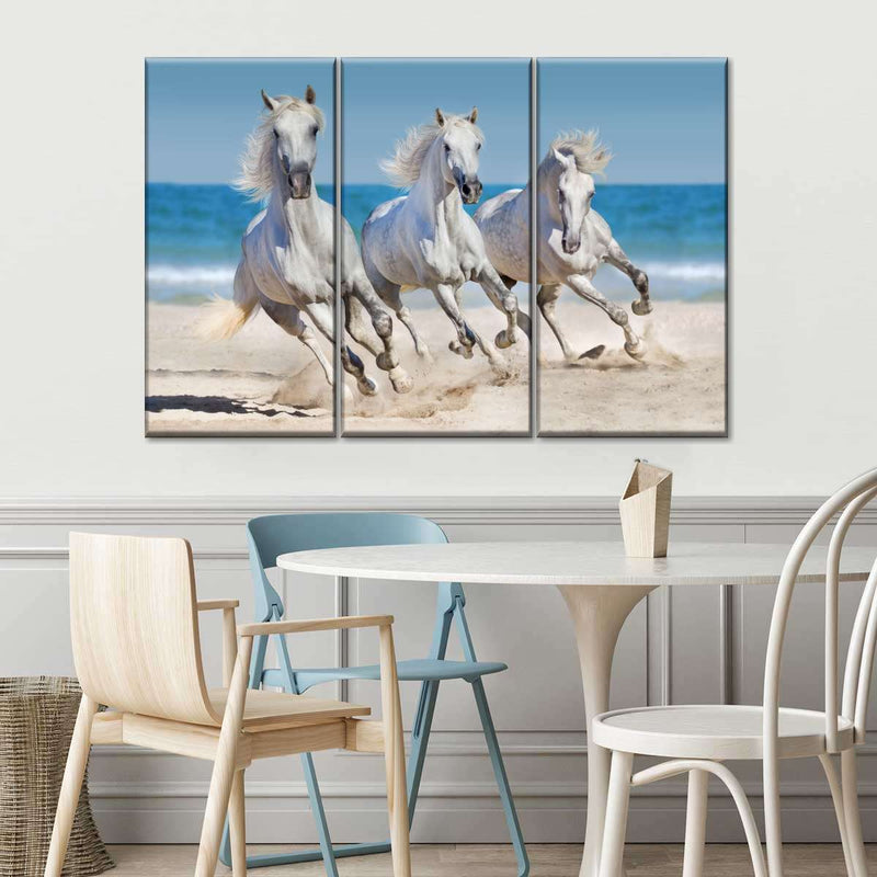 Wild Beach Horses Wall Art