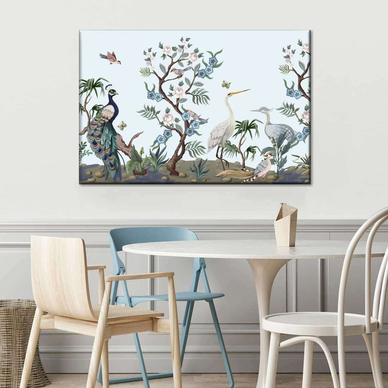 Chinoiserie Style Birds Wall Art