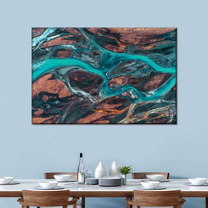 Icelandic River Wall Art