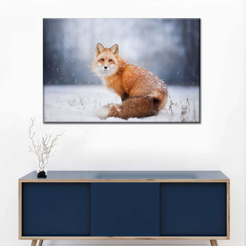 Little Red Fox Portrait Wall Art