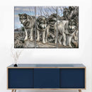 Forest Wolf Pack Wall Art