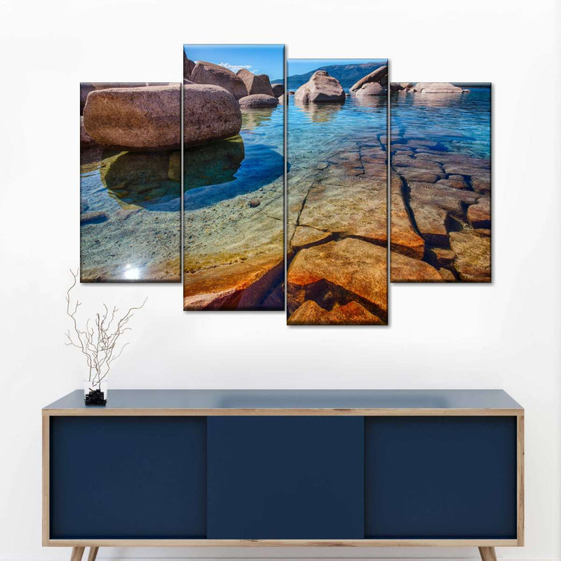 Lake Tahoe Stones Wall Art