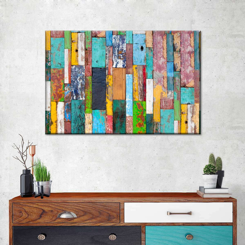 Retro Wood Wall Art