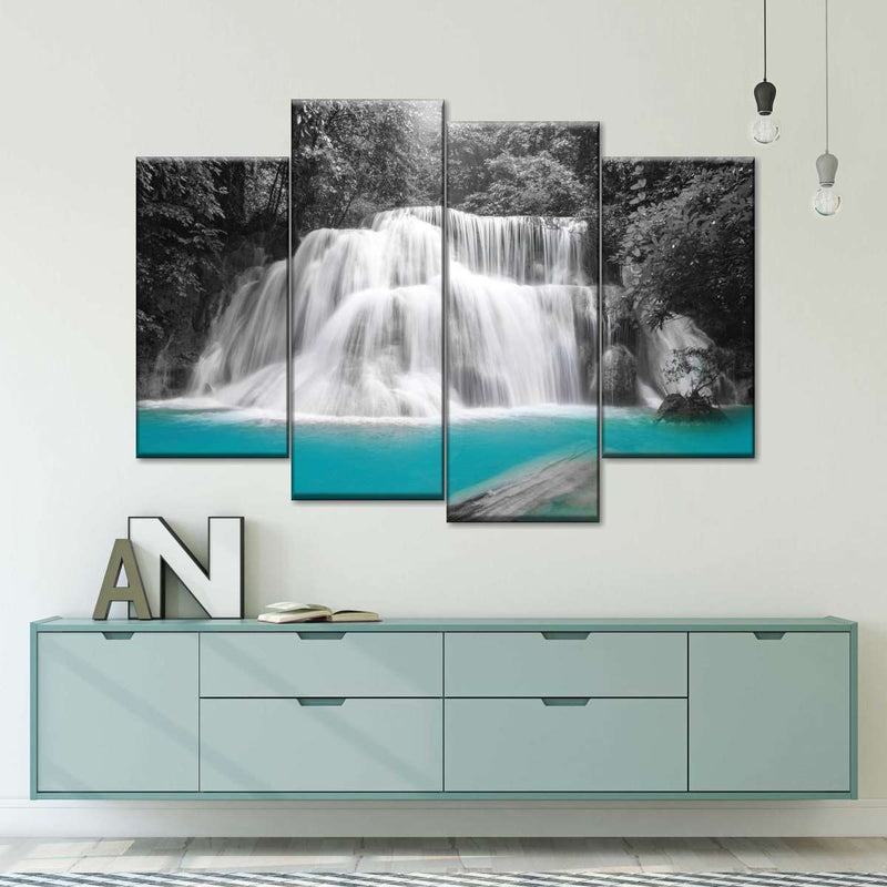 Pop Rainforest Waterfall Wall Art