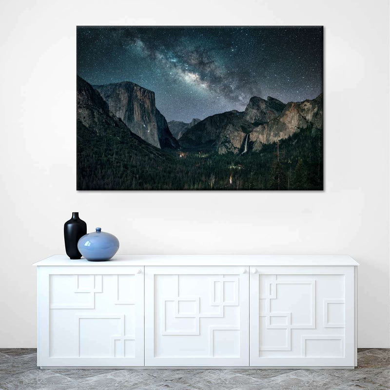 Stargazing At Yosemite Wall Art