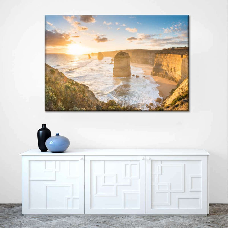 Twelve Apostles Beach Sunrise Wall Art