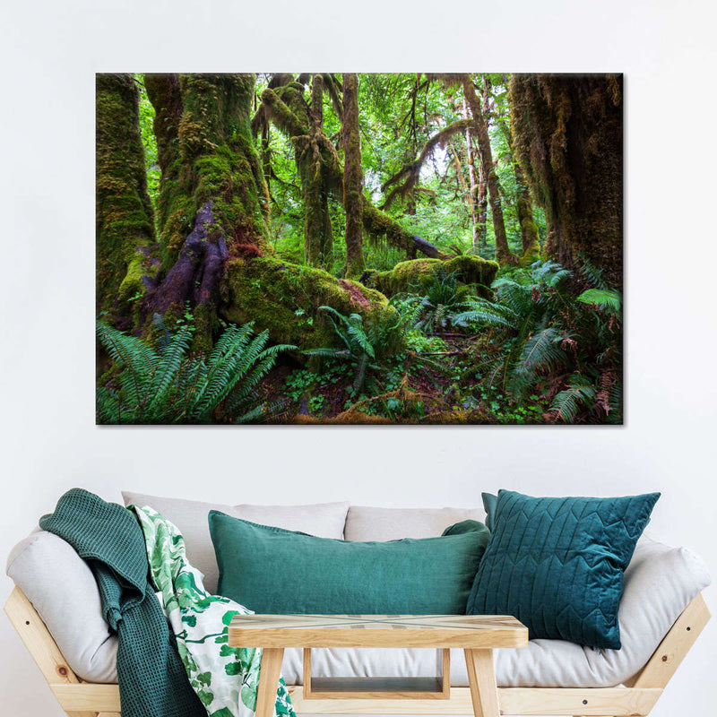 Mossy Rainforest Wall Art