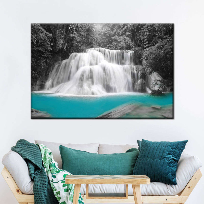 Pop Rainforest Waterfall Wall Art