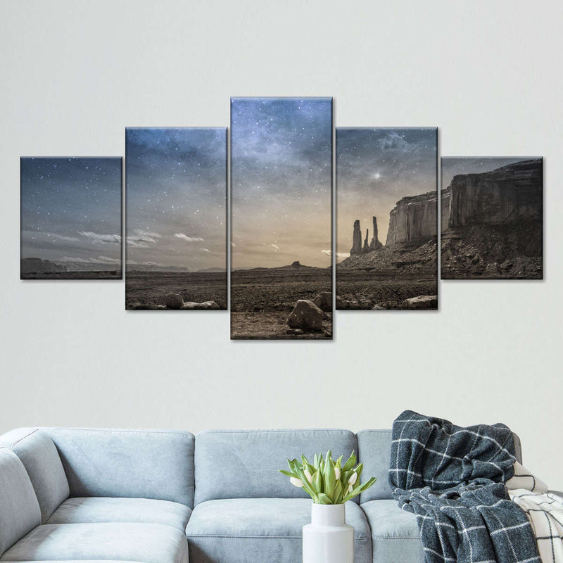 Simple Night Sky Wall Art