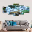Kanchanaburi Deep Forest Waterfall Wall Art