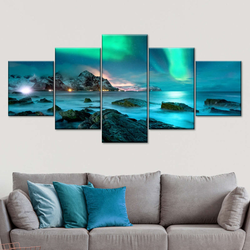 Stunning Lofoten Aurora Borealis Wall Art