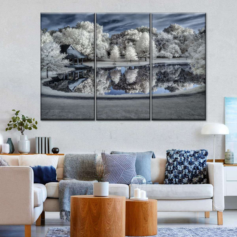 Winter Nightscape Wall Art