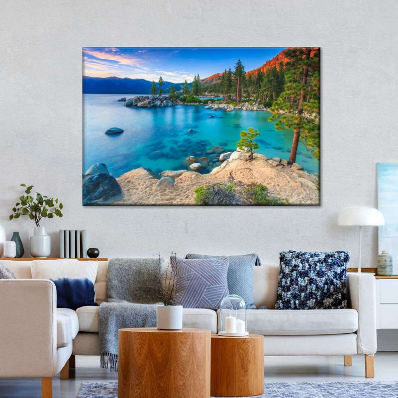 Lake Tahoe Sand Harbor Scene Wall Art