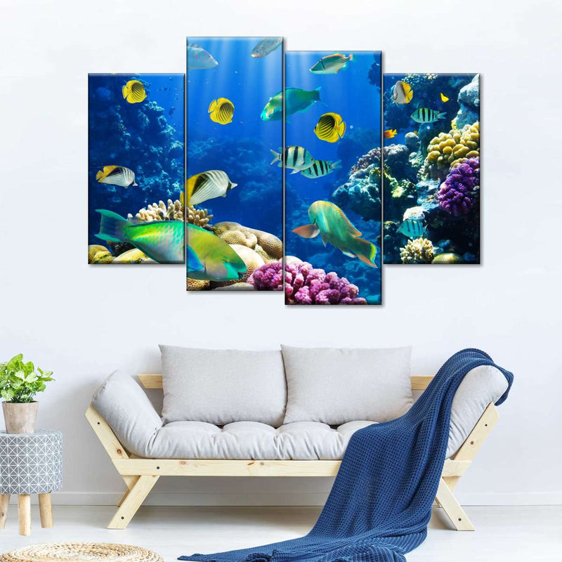 Underwater Sea Creatures Wall Art