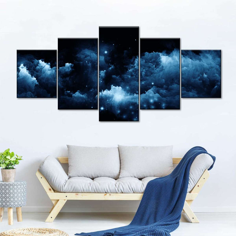 Starry Nighttime Sky Wall Art