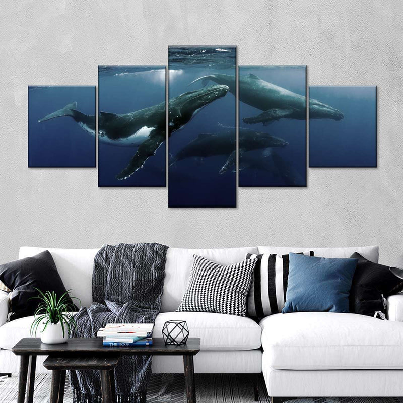 Humpback Whales Wall Art