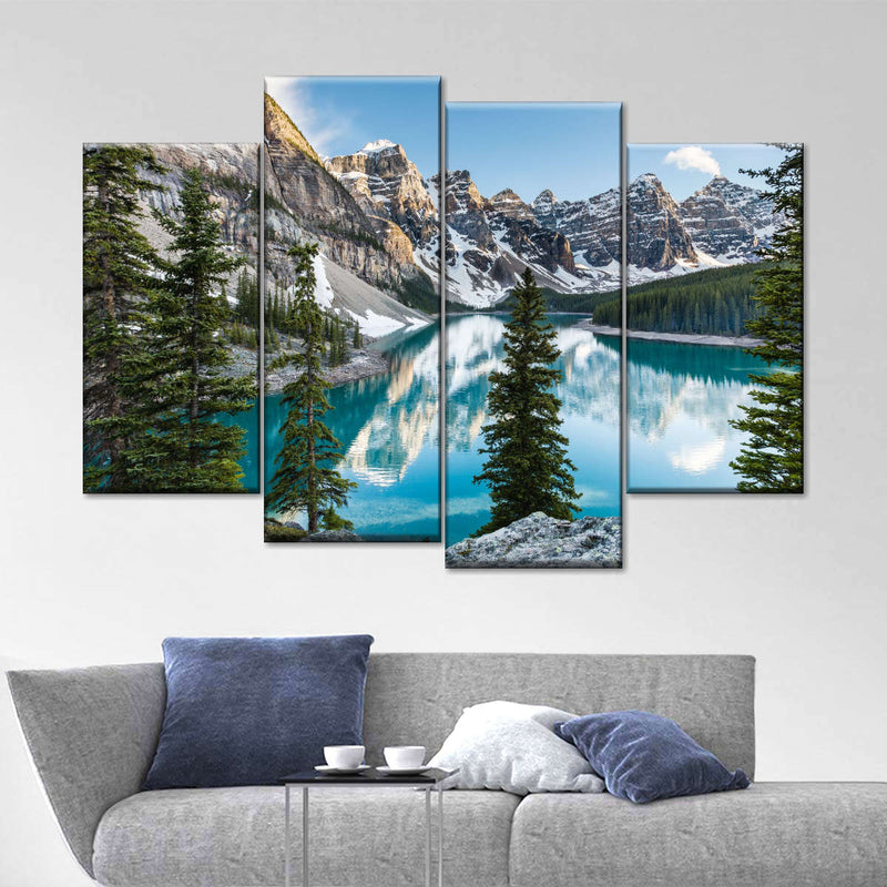 Moraine Lake Reflections Wall Art