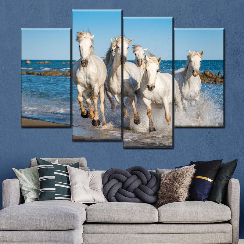 Camargue Horses Wall Art