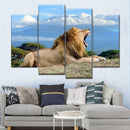 Roaring Safari Lion Wall Art