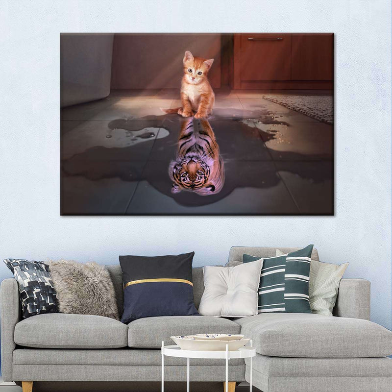 Tiger Kitty Wall Art