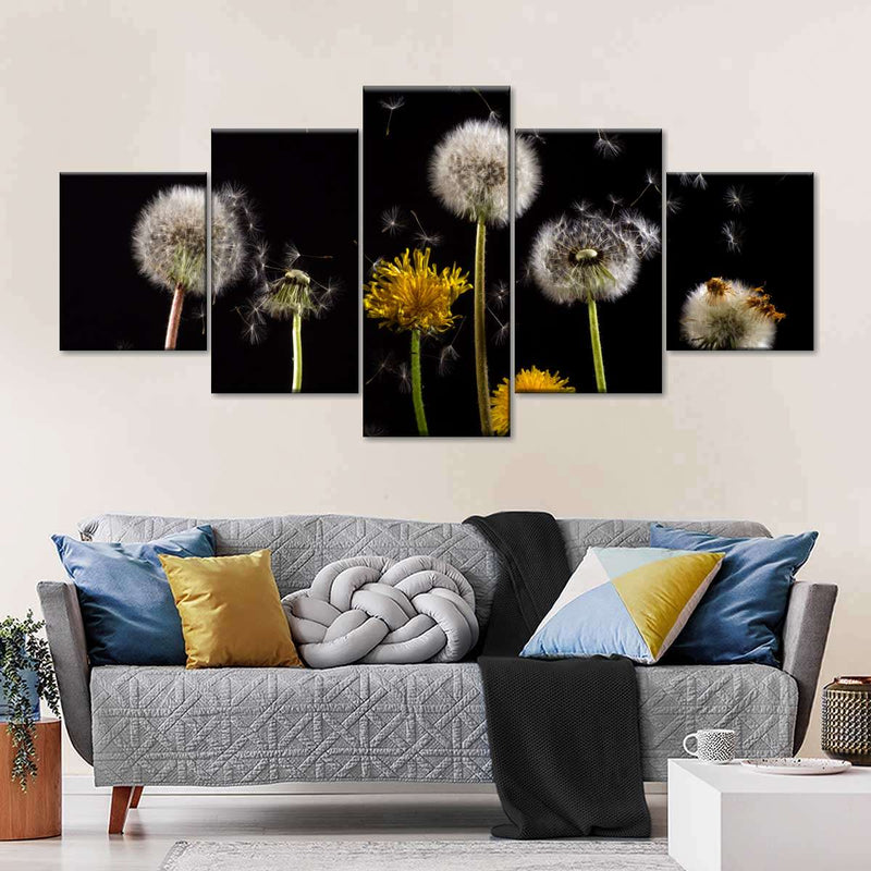 Dandelion In The Wind Wall Art