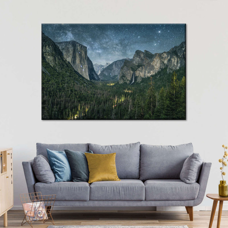 Yosemite Stunning Stars Wall Art