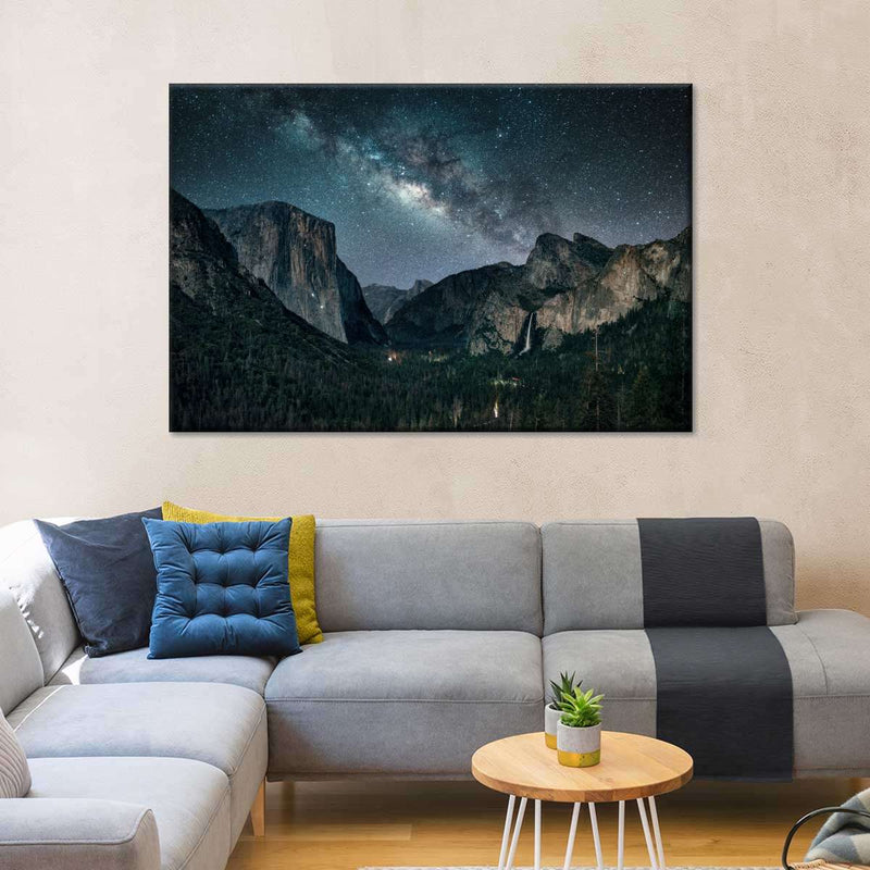 Stargazing At Yosemite Wall Art