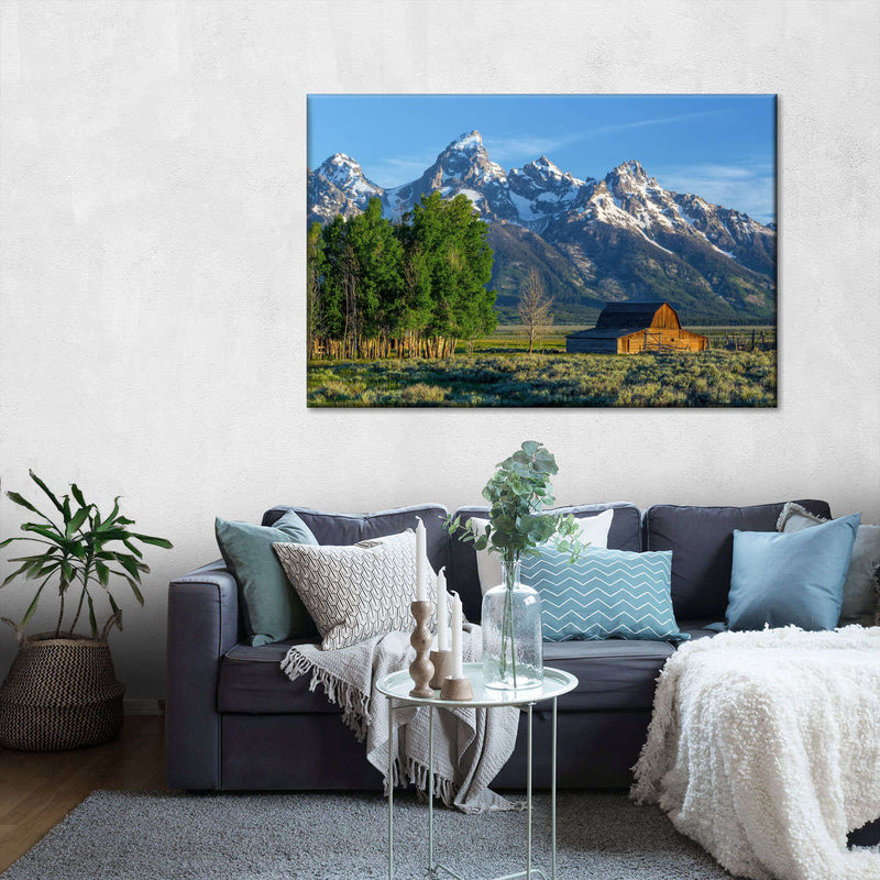 Grand Teton Mountains Barn Wall Art