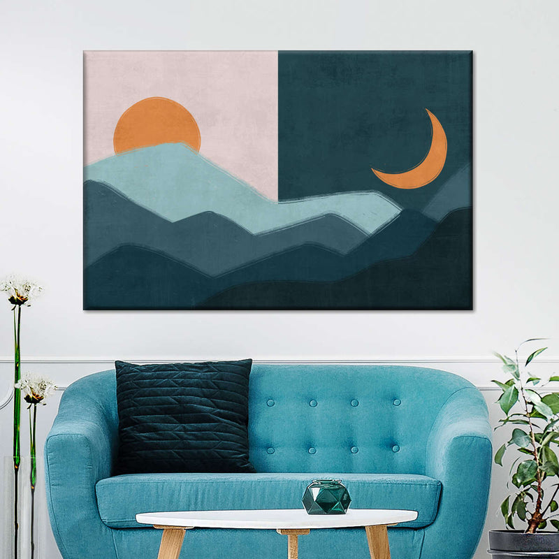 Sun And Moon Outdoor Wall Art