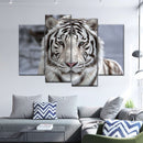 Endangered White Tiger Wall Art