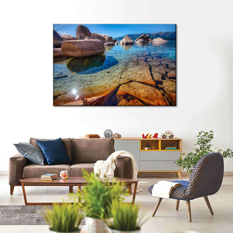 Lake Tahoe Stones Wall Art