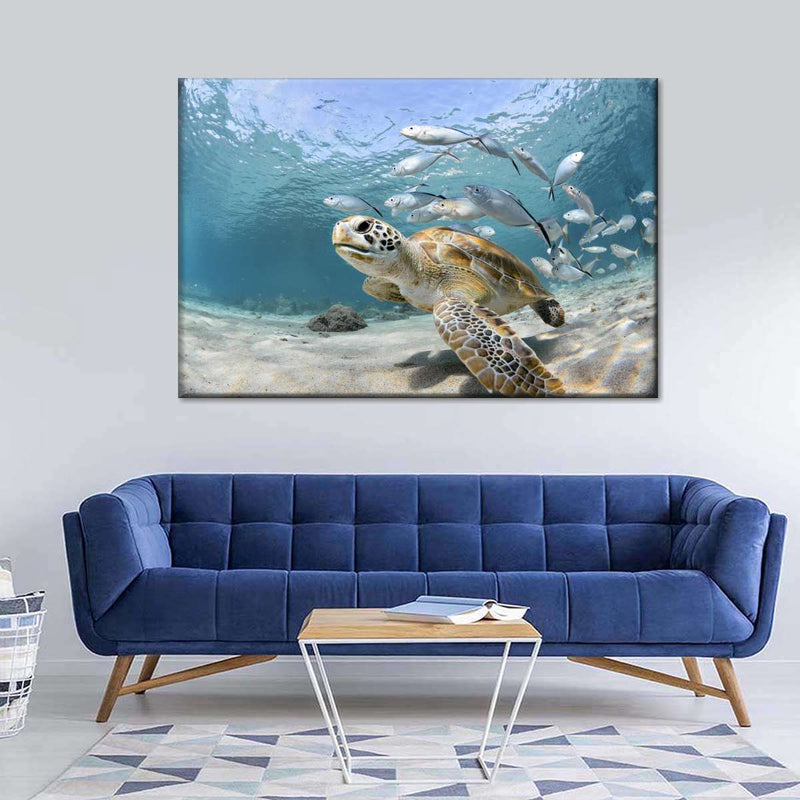 Curacao Fish And Turtle Wall Art