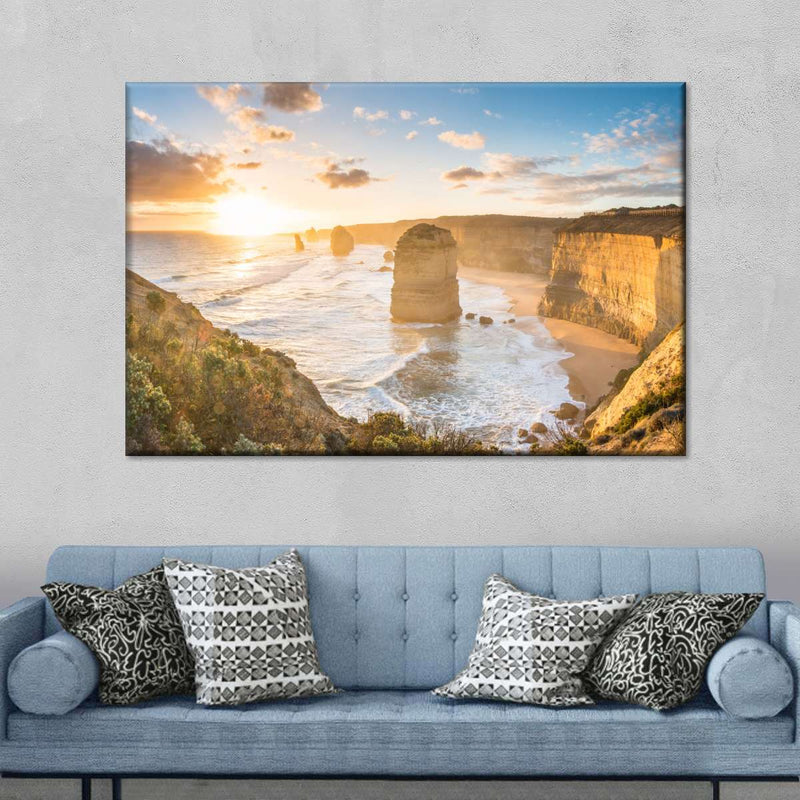 Twelve Apostles Beach Sunrise Wall Art