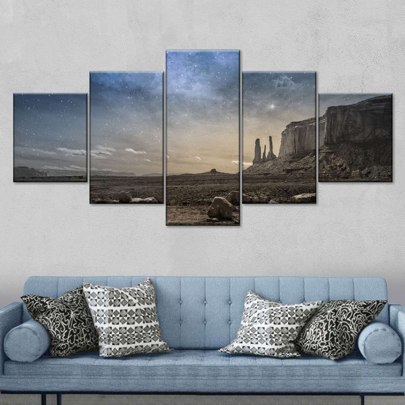 Simple Night Sky Wall Art