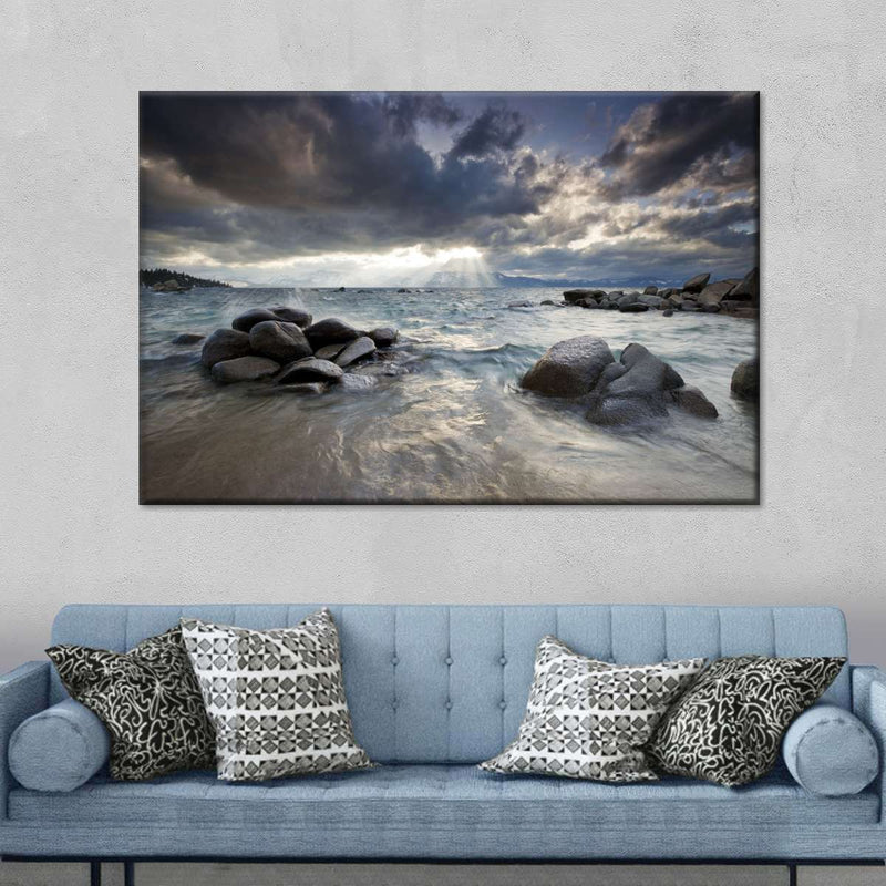 Sunlit Lake Tahoe Wall Art