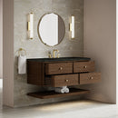 James Martin Allamari 48" Floating Single Bathroom Vanity, Sable