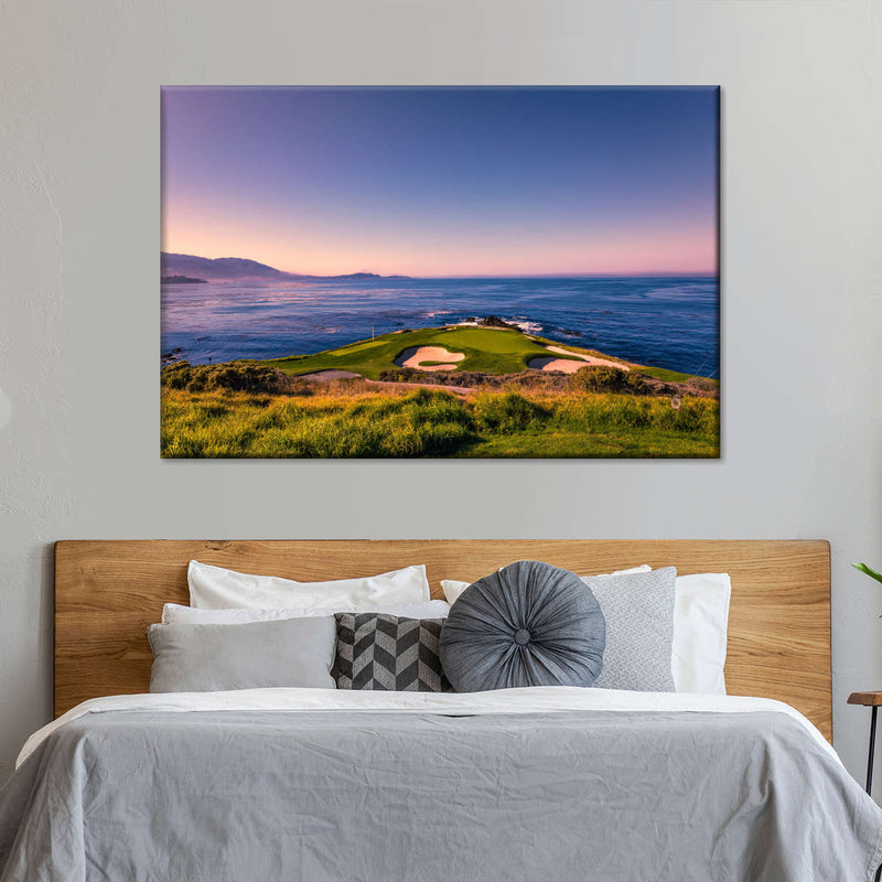 Pebble Beach Blue Sky Wall Art