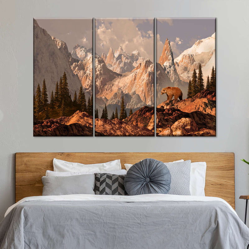 Rocky Mountain Bear Wall Art