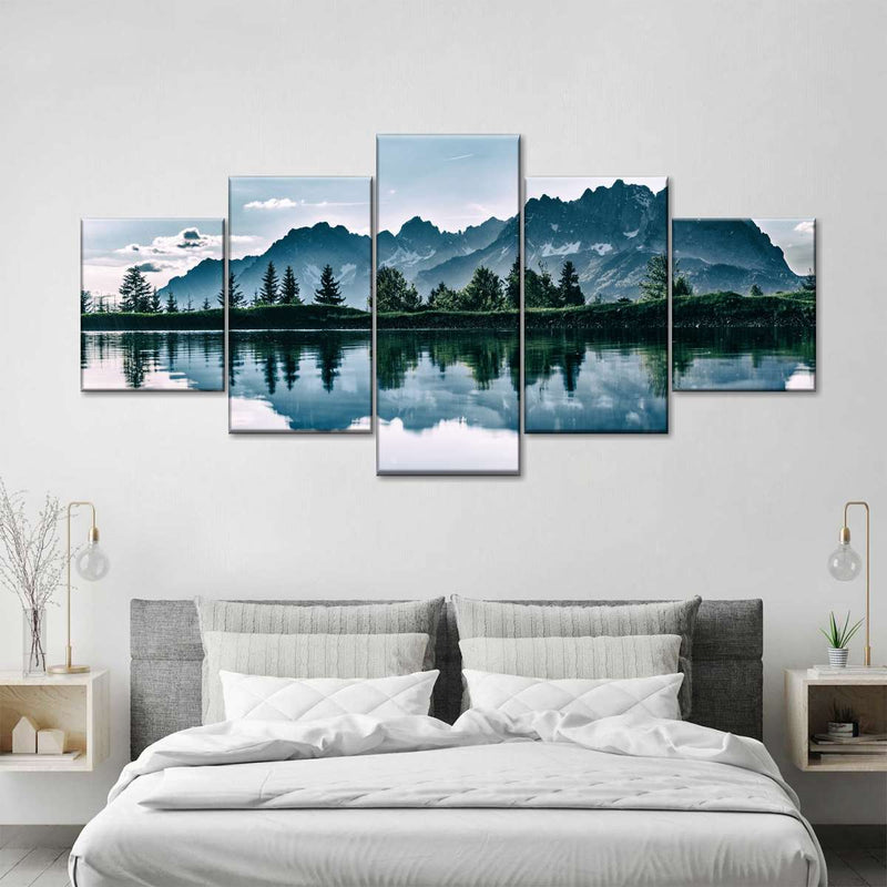 Daylight Mountain Scenery Wall Art