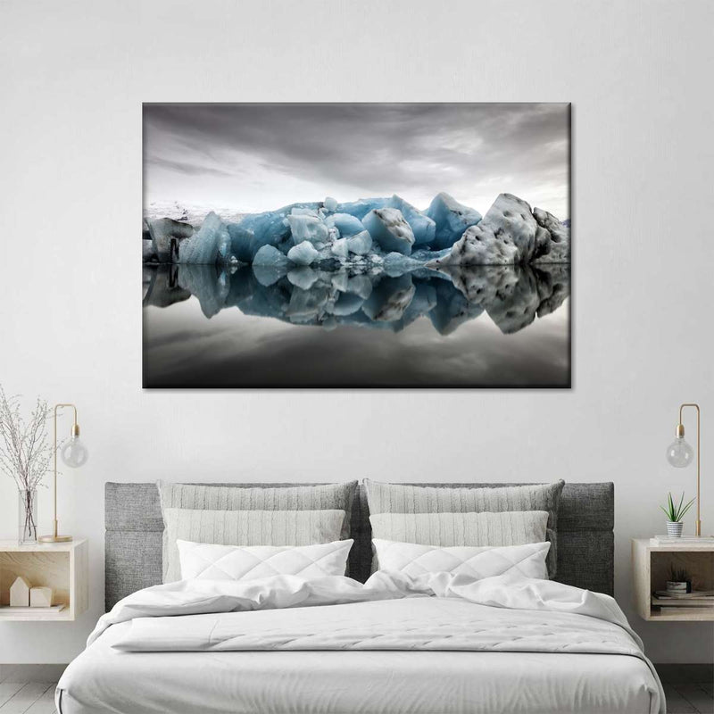 Glacier Lake Reflection Wall Art