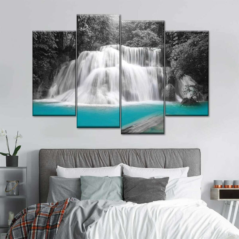 Pop Rainforest Waterfall Wall Art